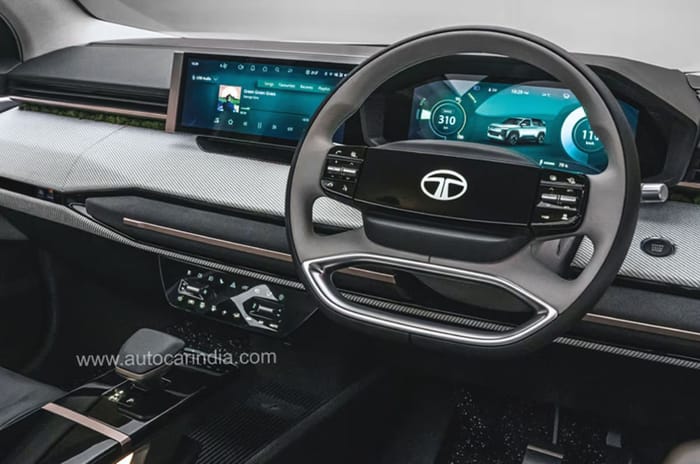 Tata Sierra EV interior leaked via design patent